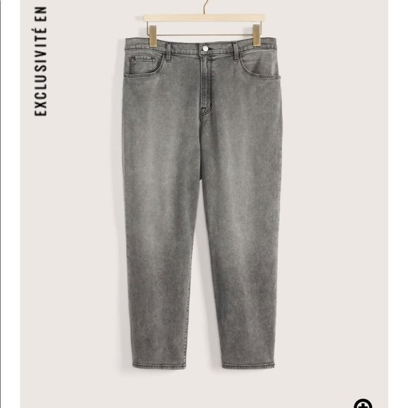 J Brand Women Gray Ruby High-Rise Slim Cigarette Denim Jean Plus Size 22 - Picture 6 of 9